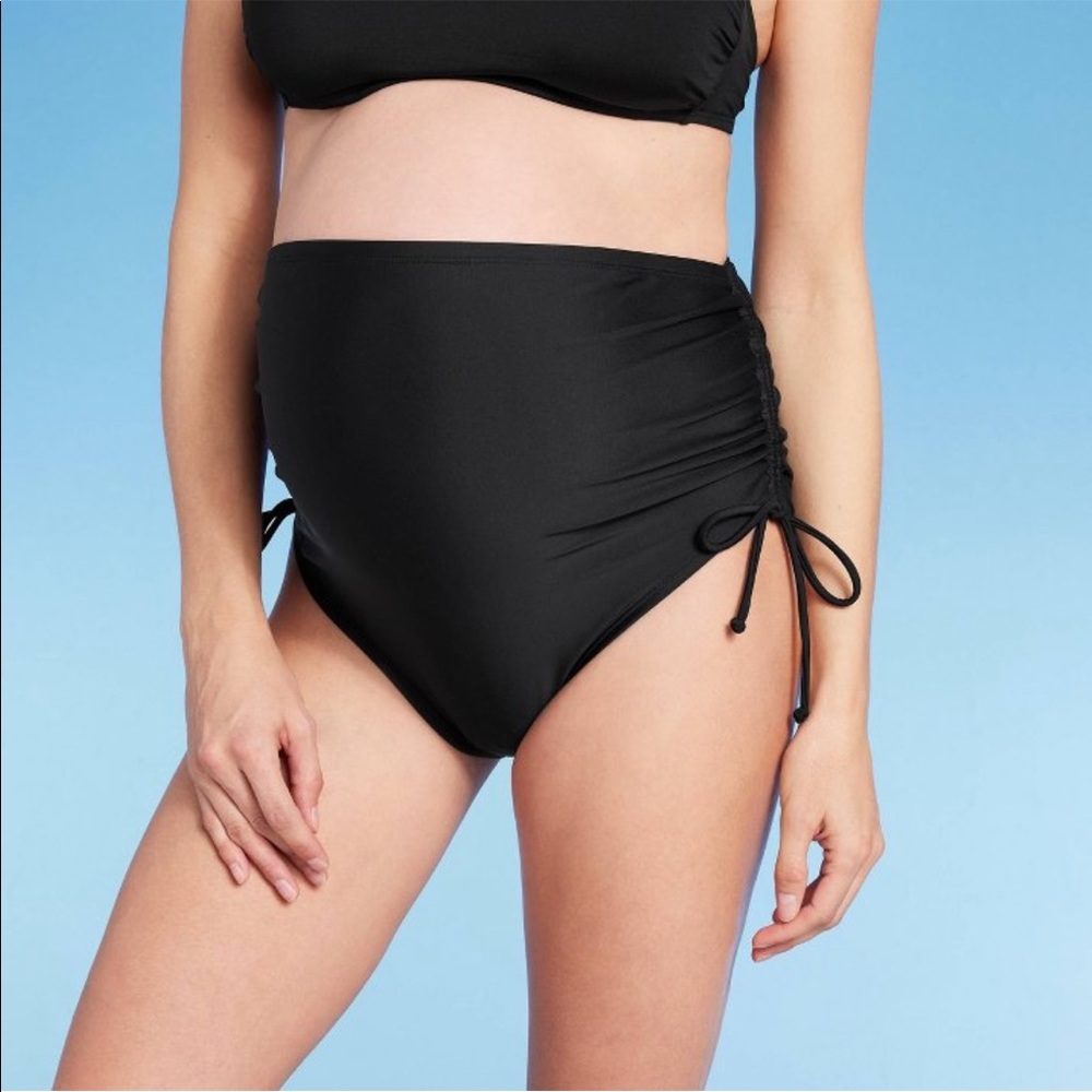 High Waist Maternity Swim Bottoms